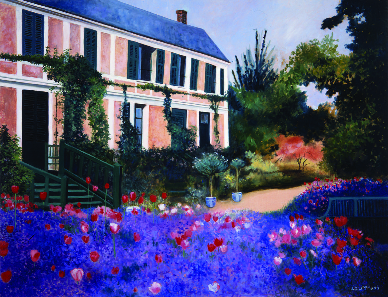 Red, White, and Blue, Giverny
