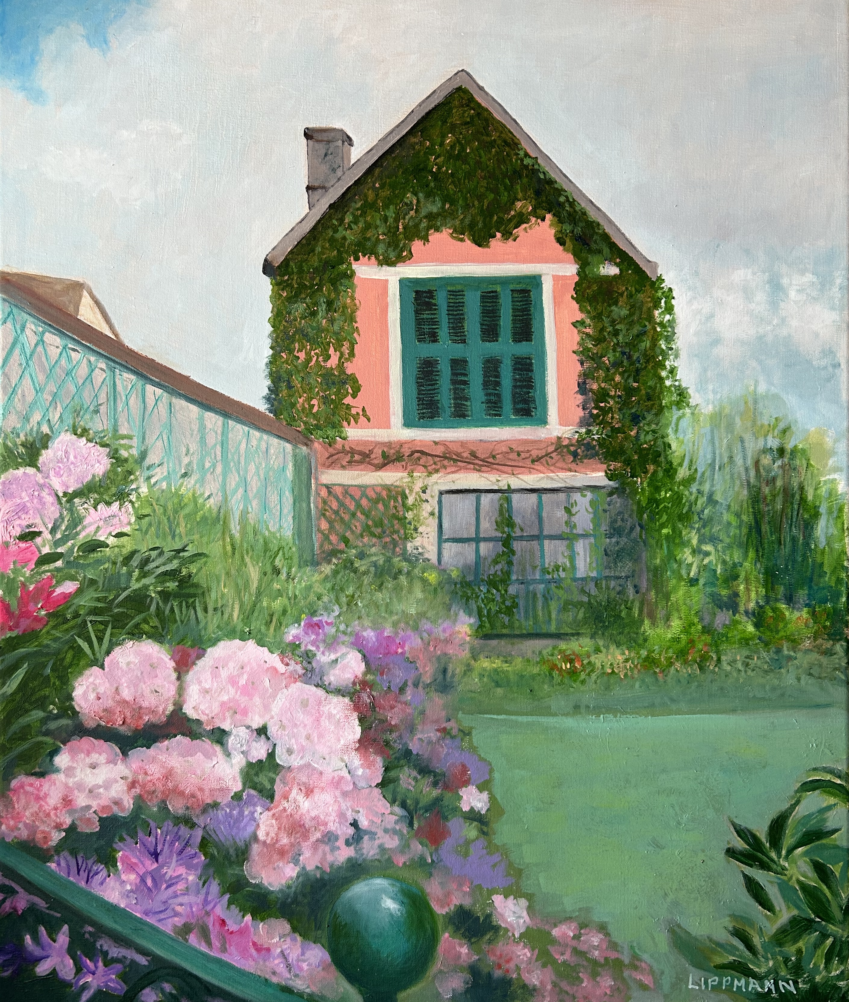 Wisteria and Japanese Bridge, Giverny